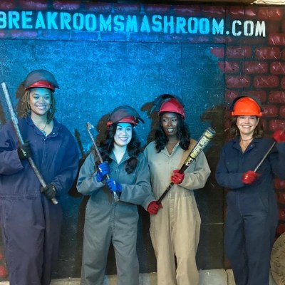 Multiple People Posing for a Camera