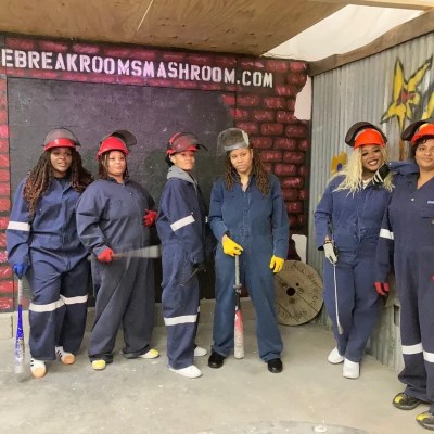 Multiple People Posing for a Camera