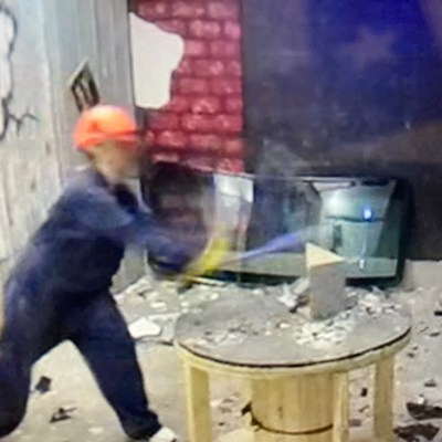 Multiple People Smashing Items