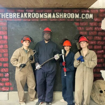 Multiple People Posing for a Camera