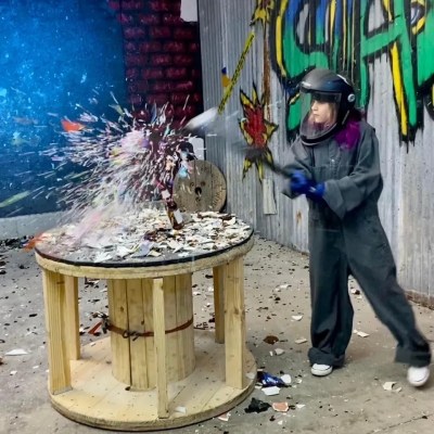 A person Smashing an Item