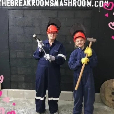 Multiple People Posing for a Camera