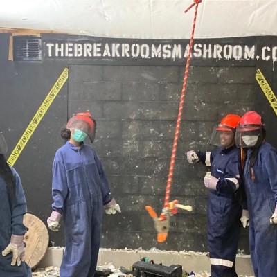 Multiple People Posing for a Camera