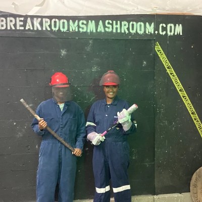 Multiple People Posing for a Camera