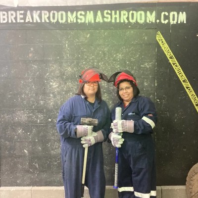 Multiple People Posing for a Camera